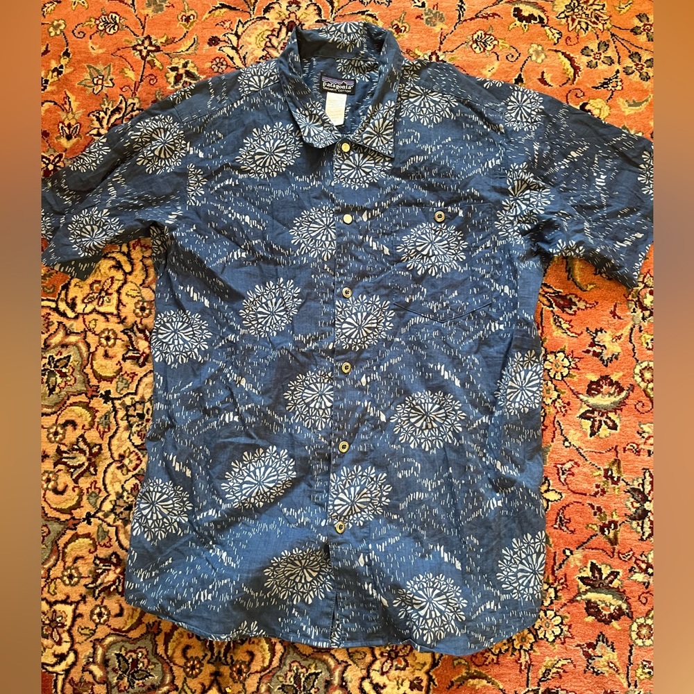 Vintage Patagonia organic cotton shirt mens medium